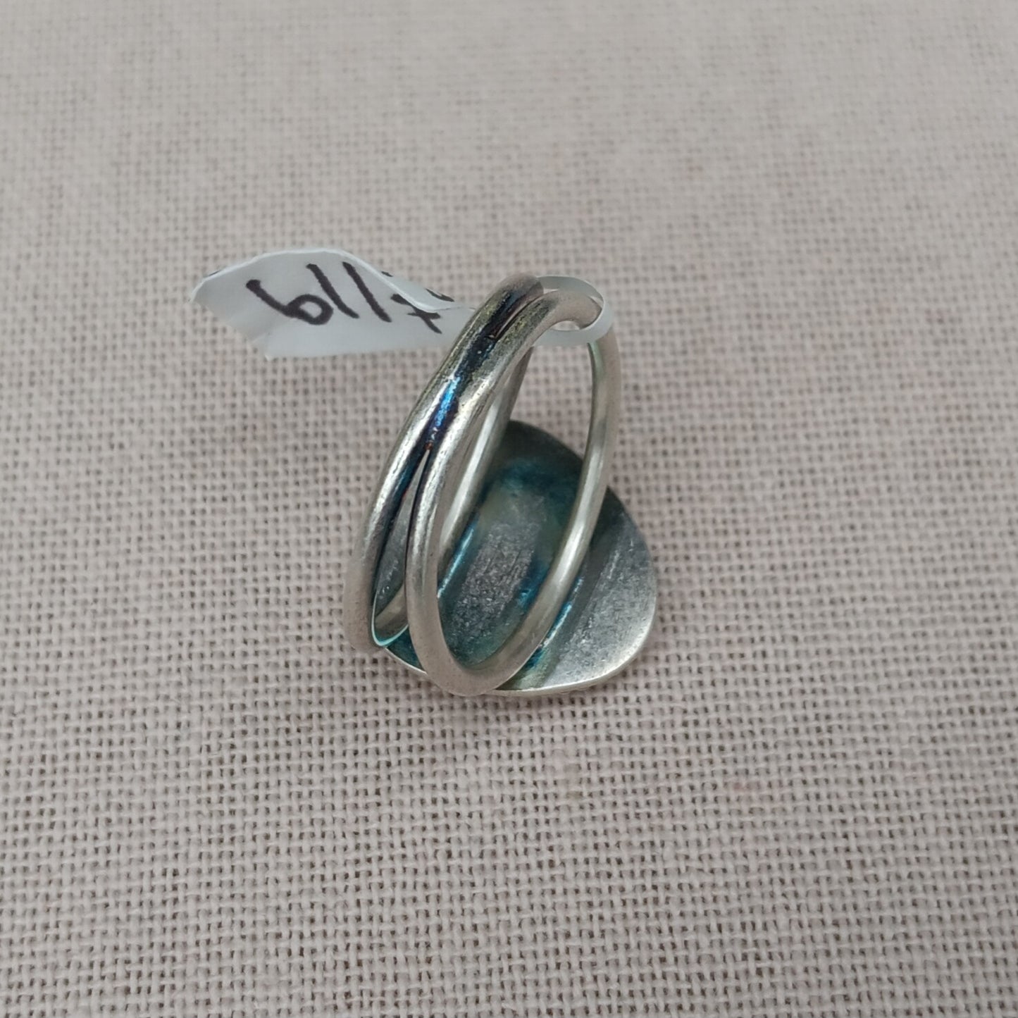 Golden Sapphire Ring Size 8 1/2