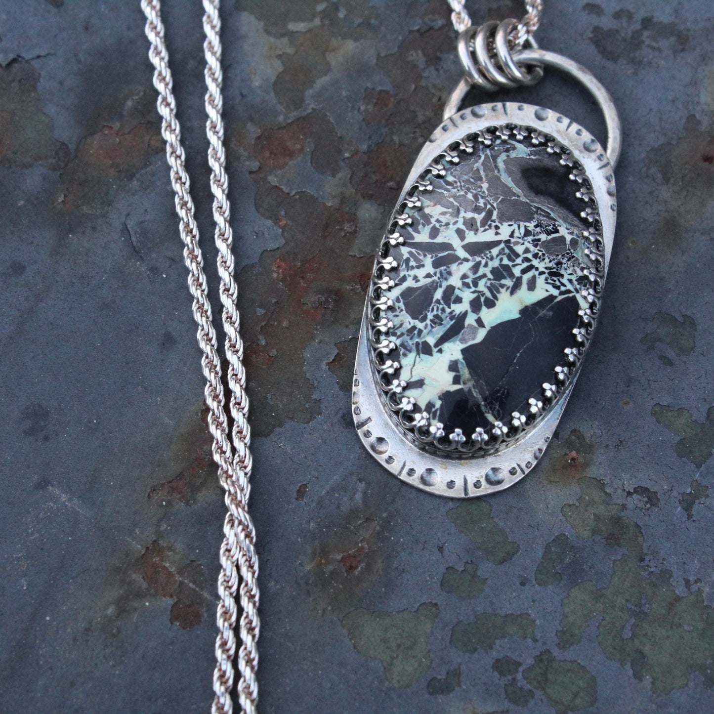 Variscite Rustic Necklace