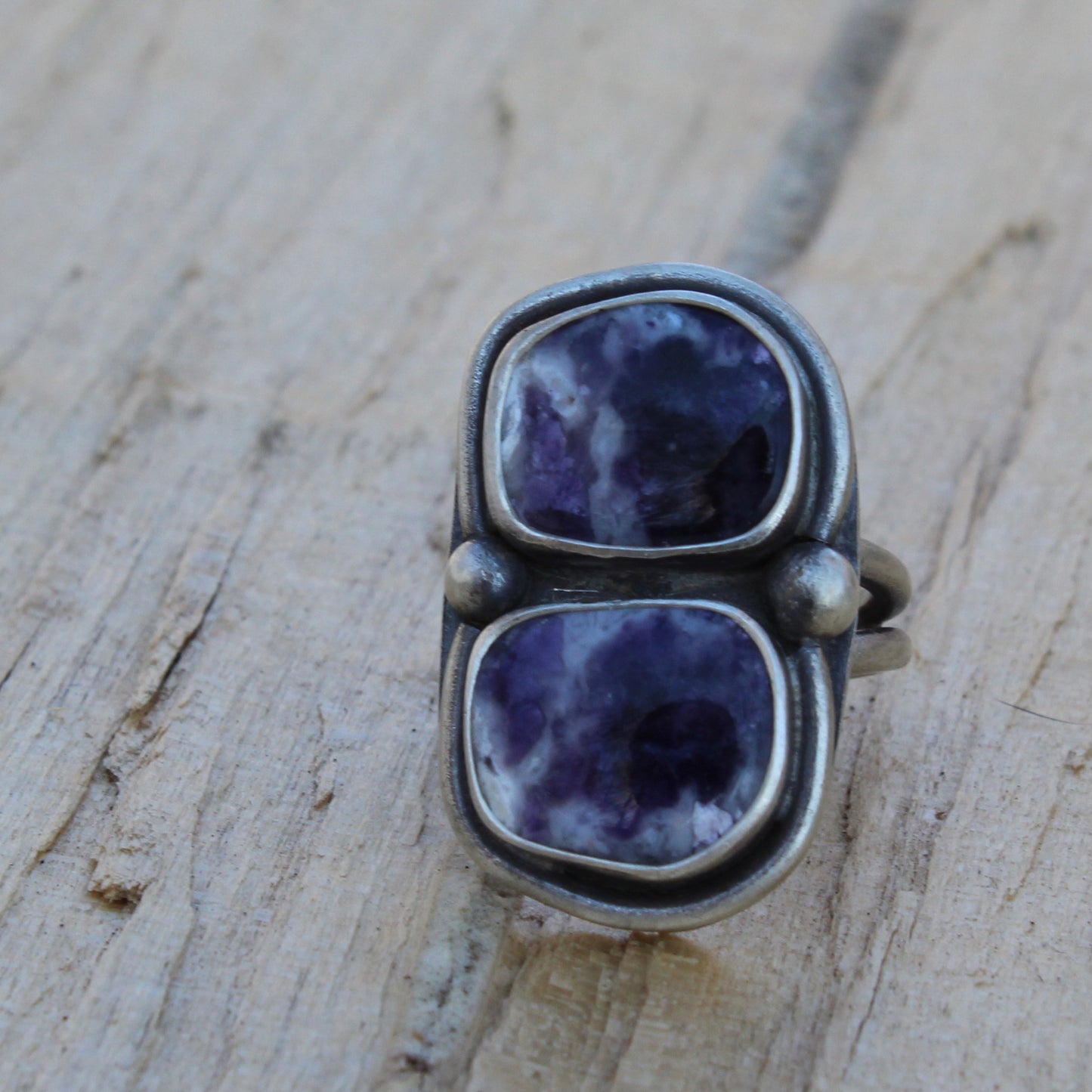 Purple Opal Statement Ring Size 6 1/2