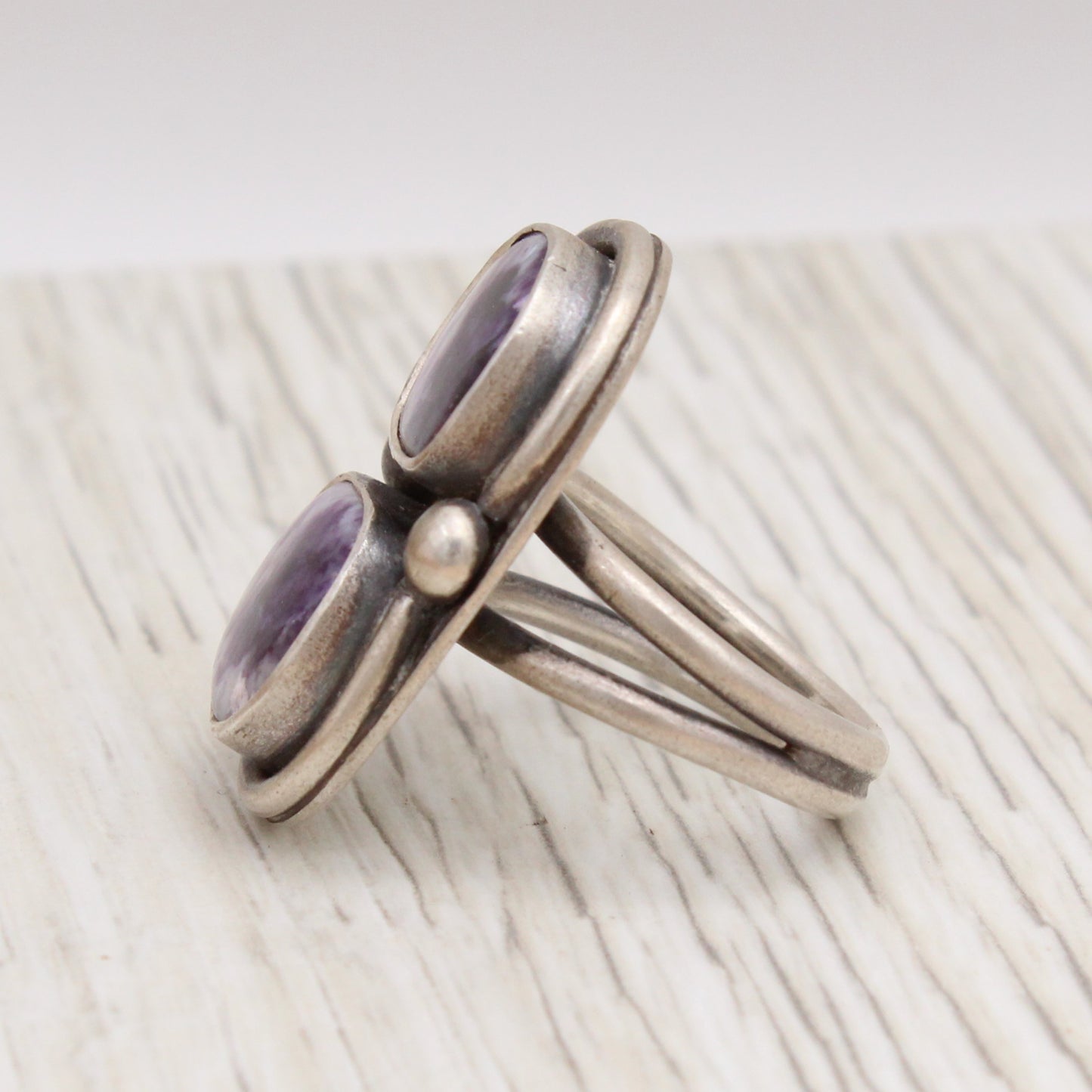 Size 6.5 Purple Opal Statement Ring