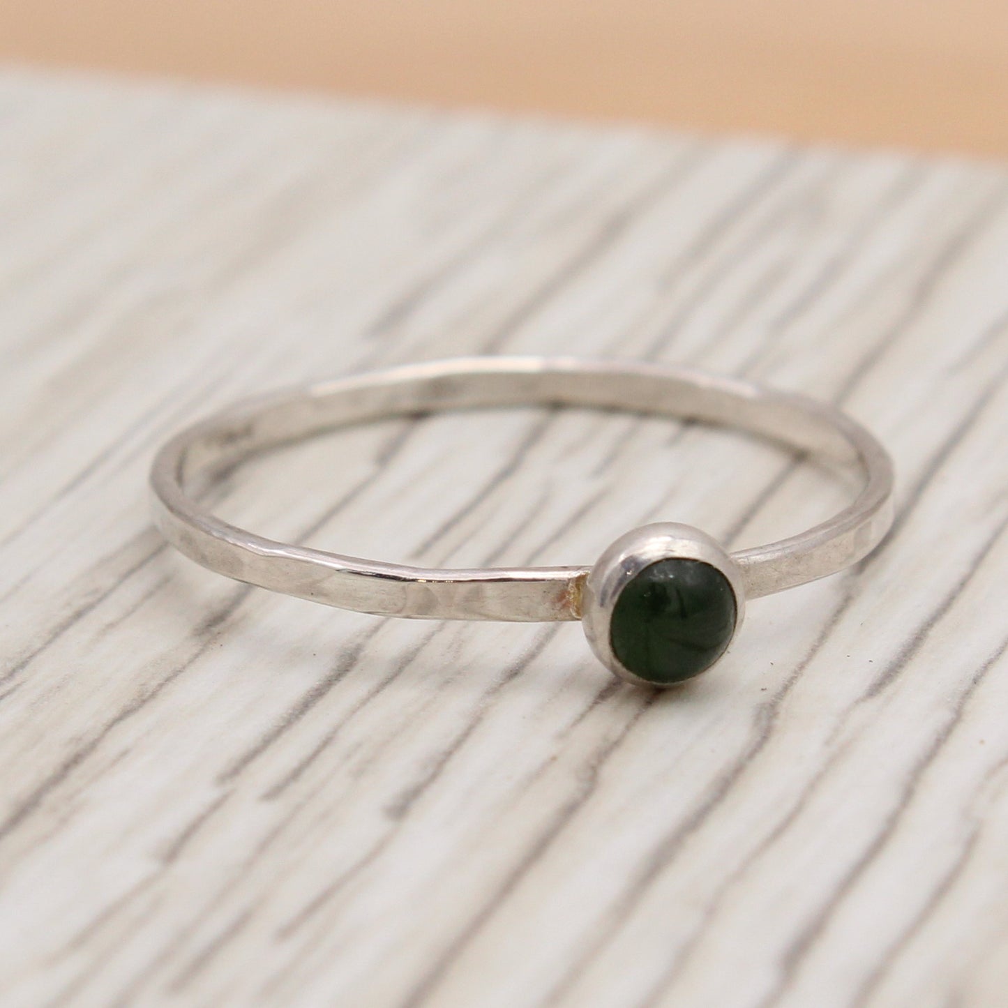 Size 11 Onyx and Silver Ring