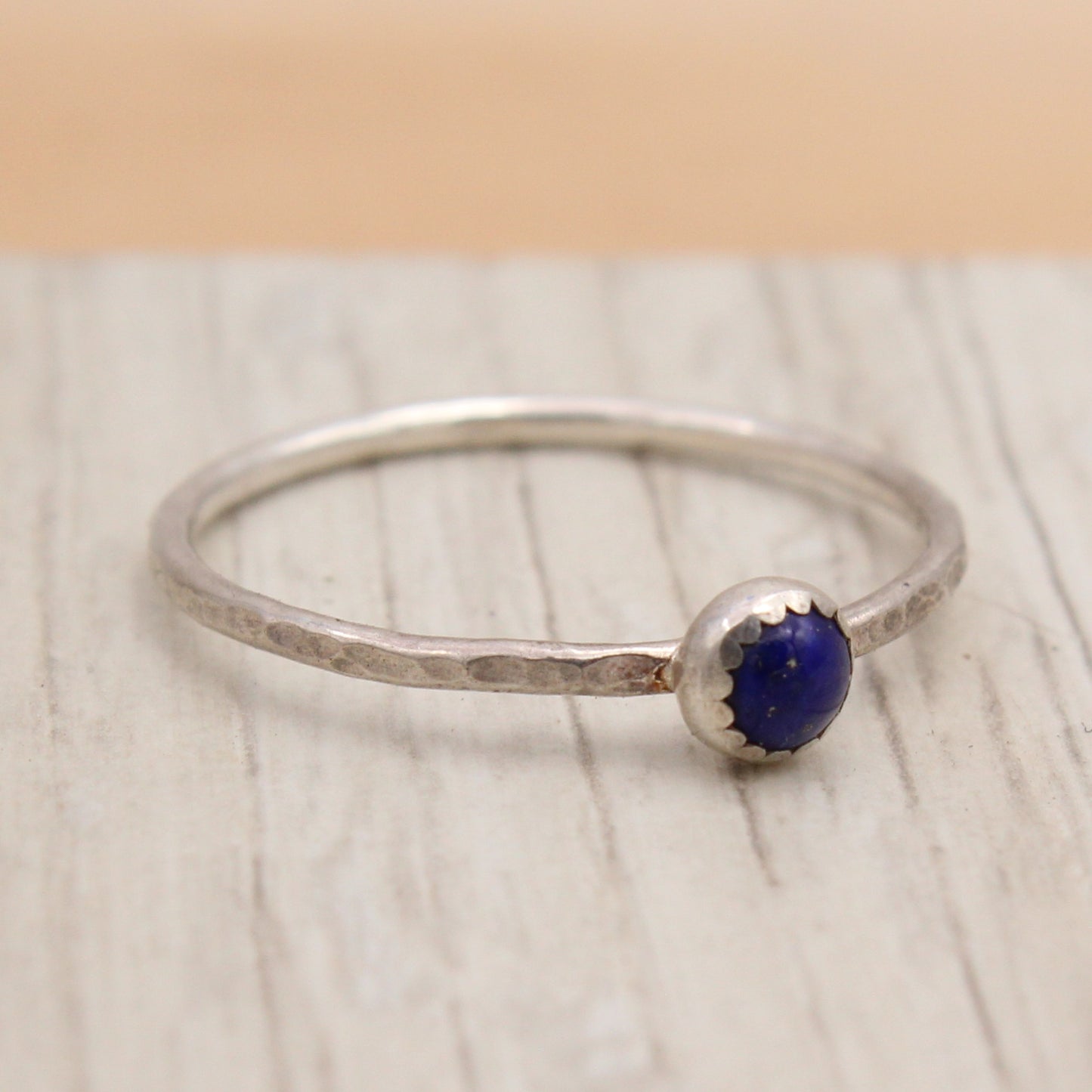 Size 9.5 Lapis Lazuli and Silver Ring
