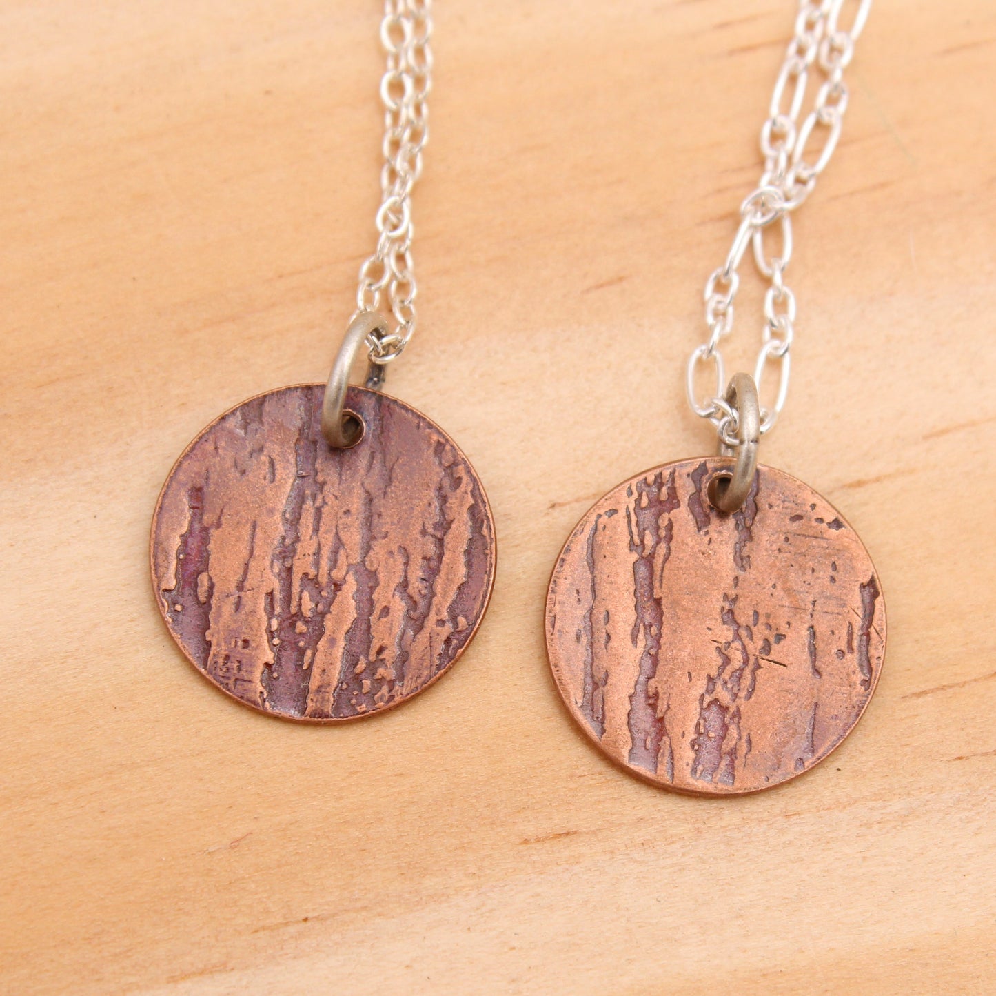 Patterned Copper Necklace