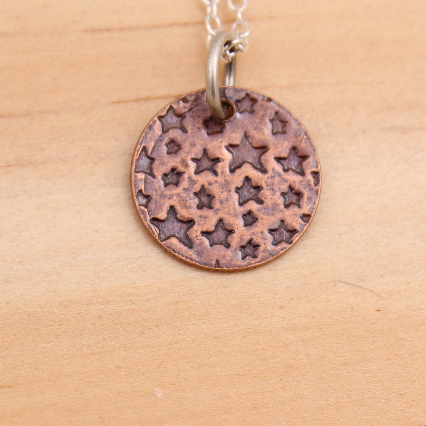 Patterned Copper Necklace