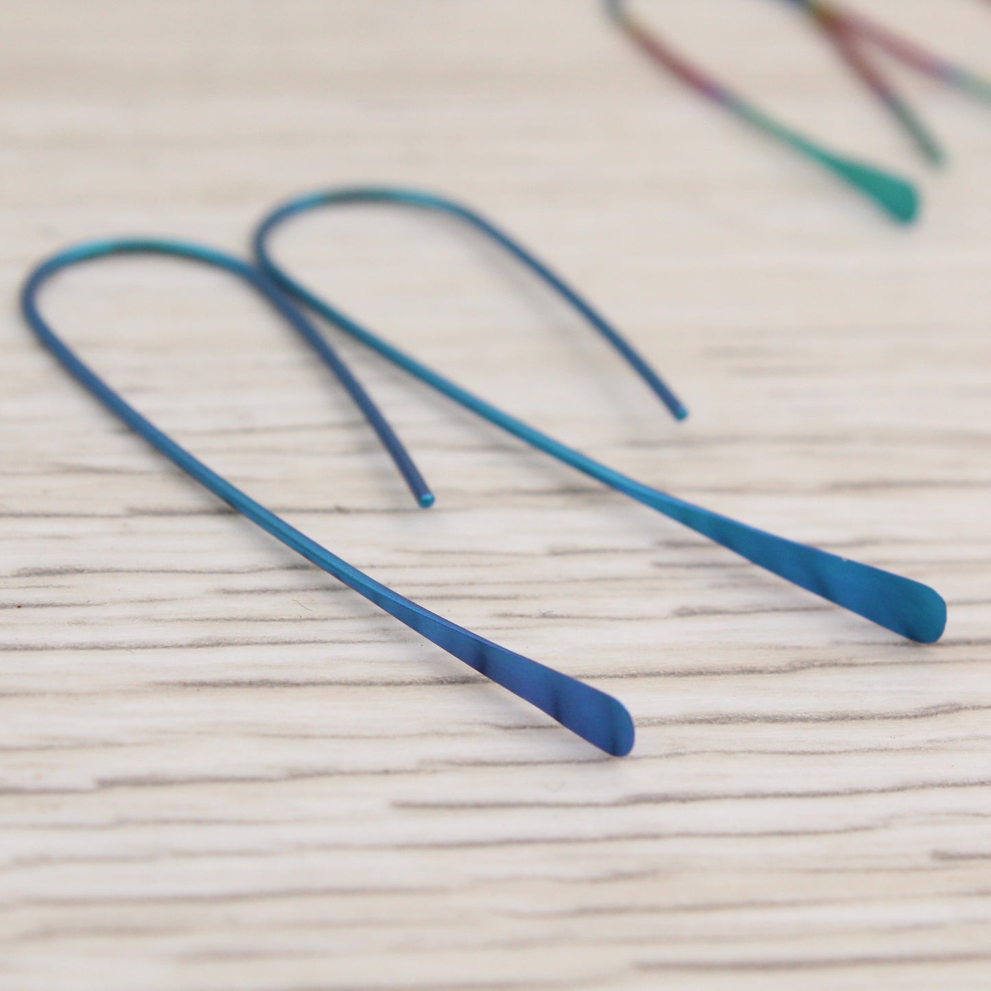 #3127 Turquoise Niobium Hook Earrings