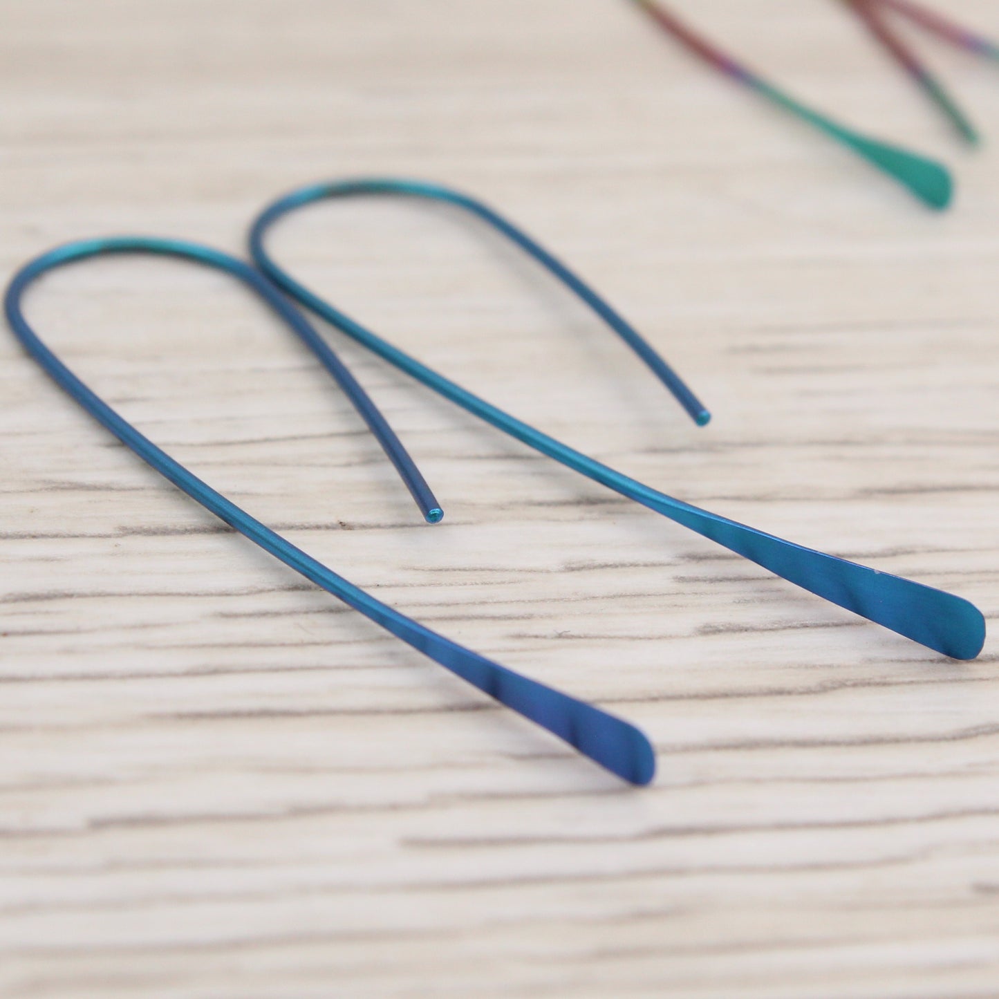 #3127 Turquoise Niobium Hook Earrings