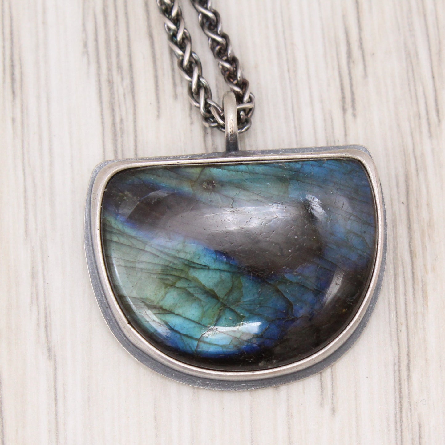 Labradorite with Lotus