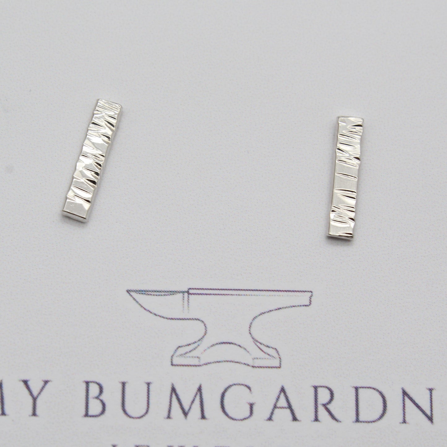 Sterling Silver Bar Studs