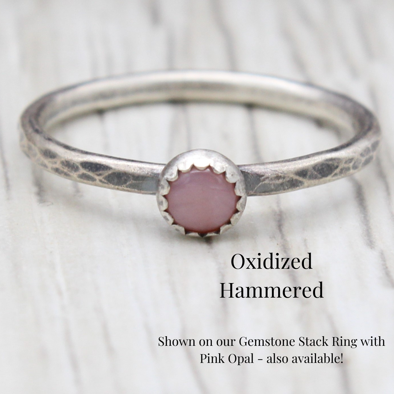 Skinny Stack Ring - Silver, Gold or Pink Gold - Sizes 9.5-13
