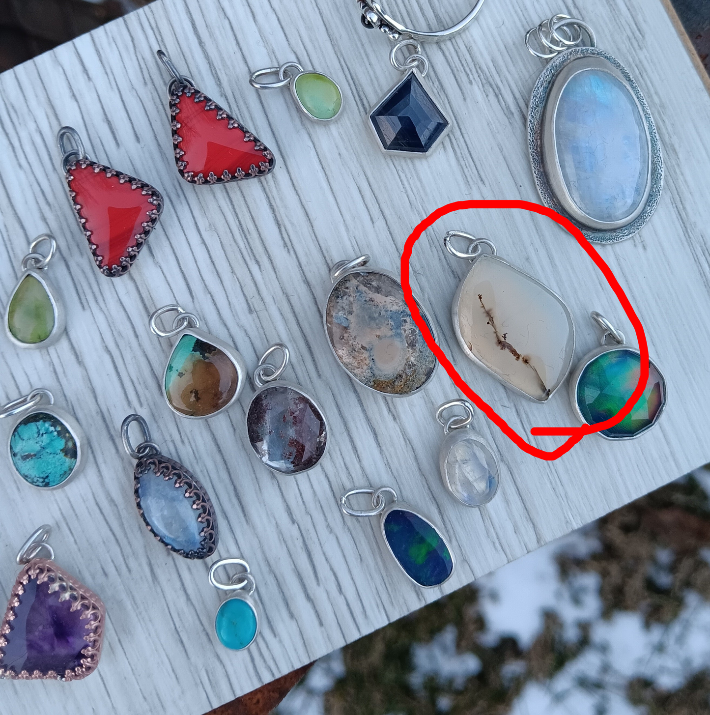 Montana Agate Pendant