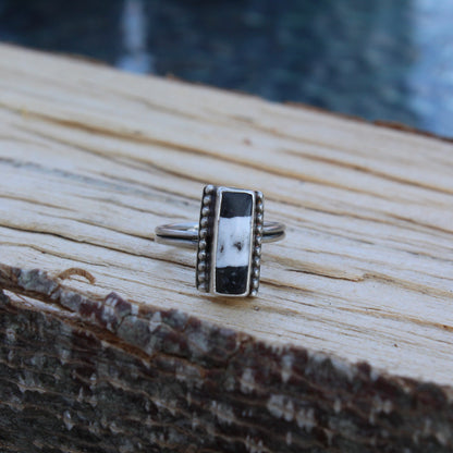 Size 9 White Buffalo Ring