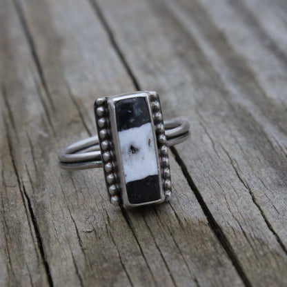 Size 9 White Buffalo Ring