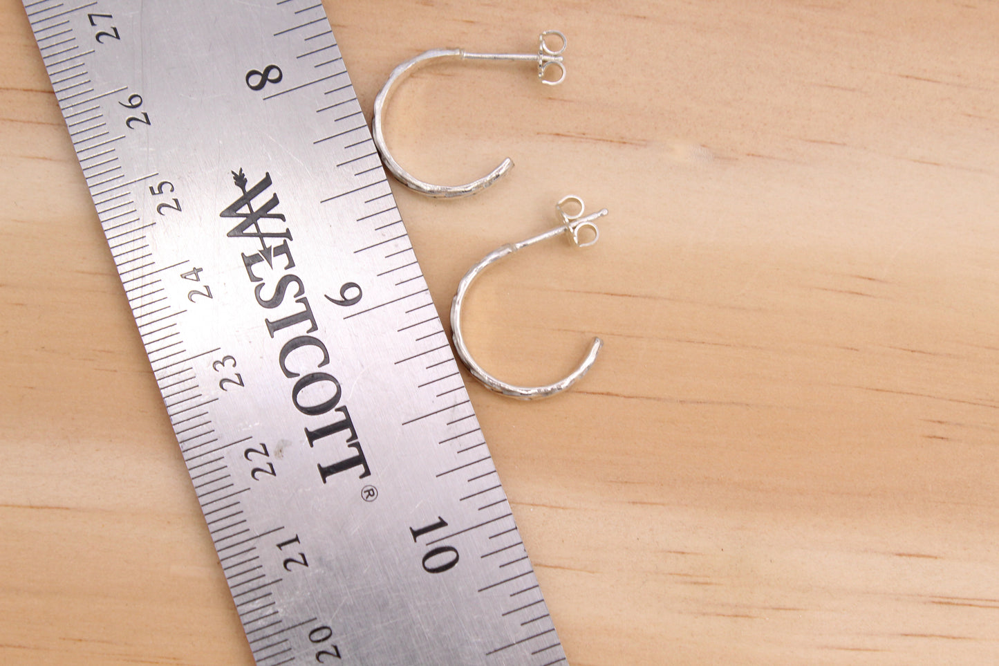 Twisted Stud Hoops