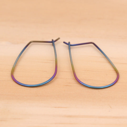 Rainbow Niobium Hoops