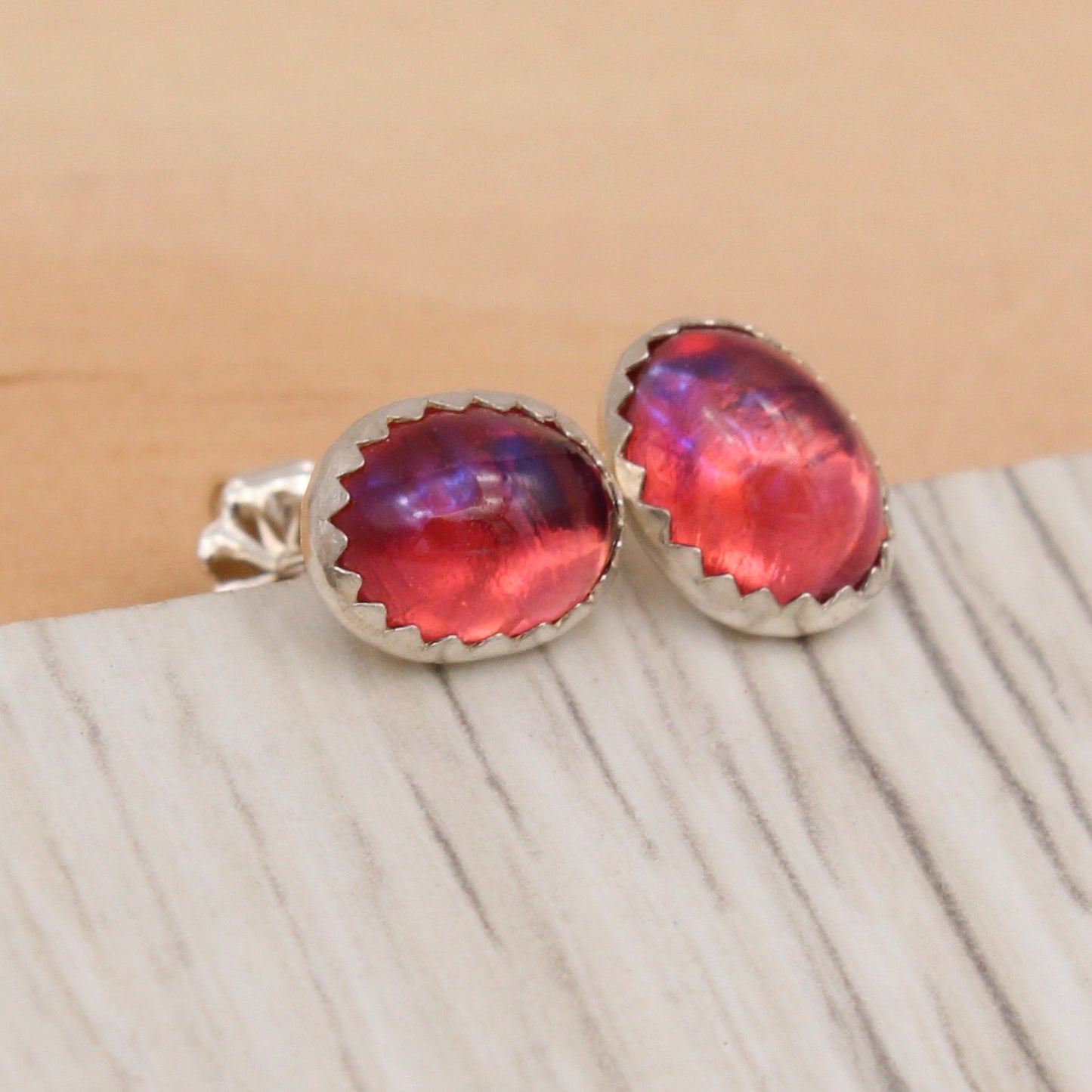 Dragon's Breath Oval Studs