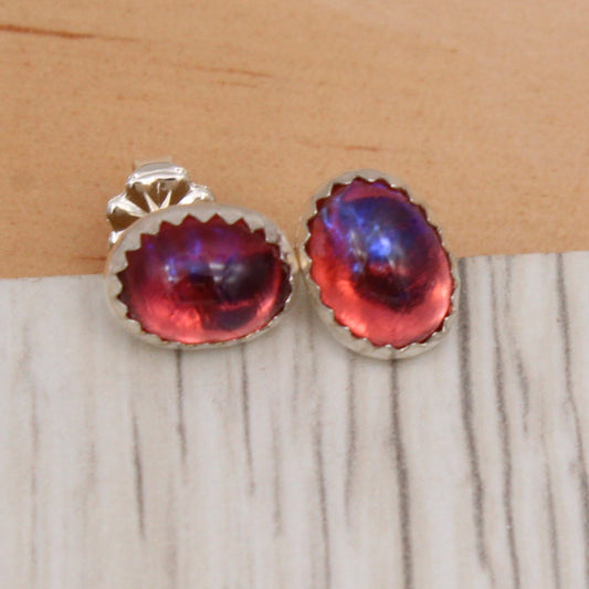 Dragon's Breath Oval Studs