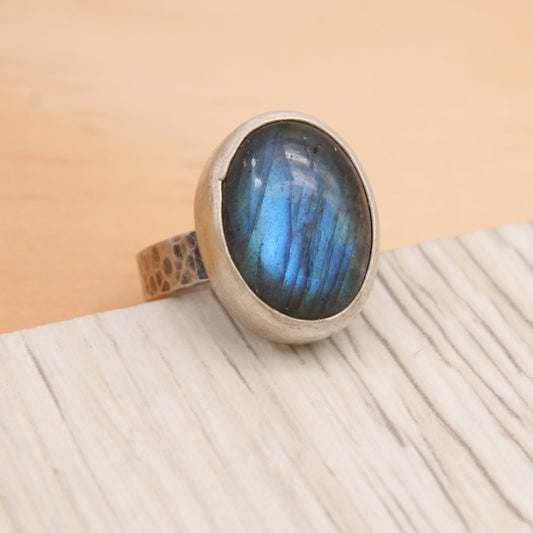 Labradorite Ring Size 5