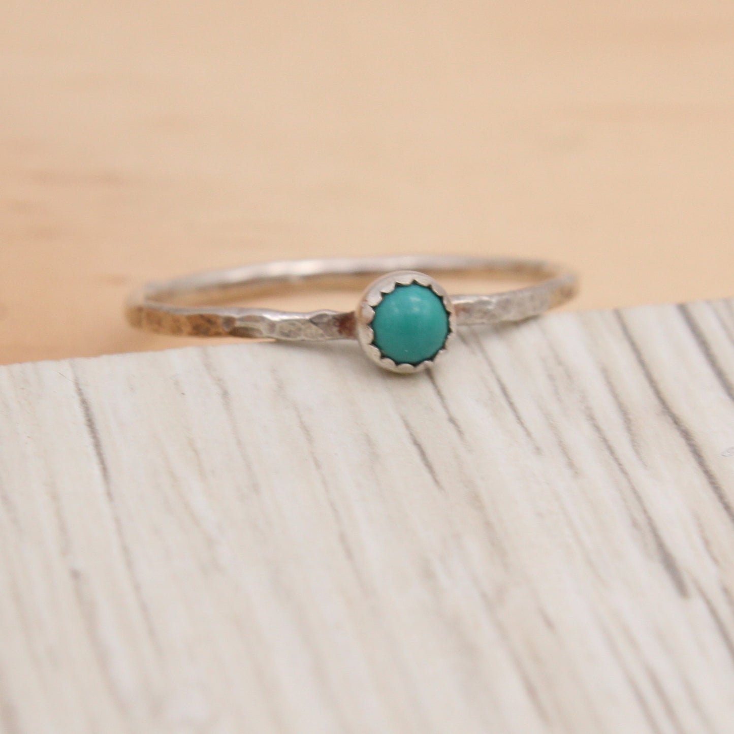 Turquoise and Silver Ring Size 10