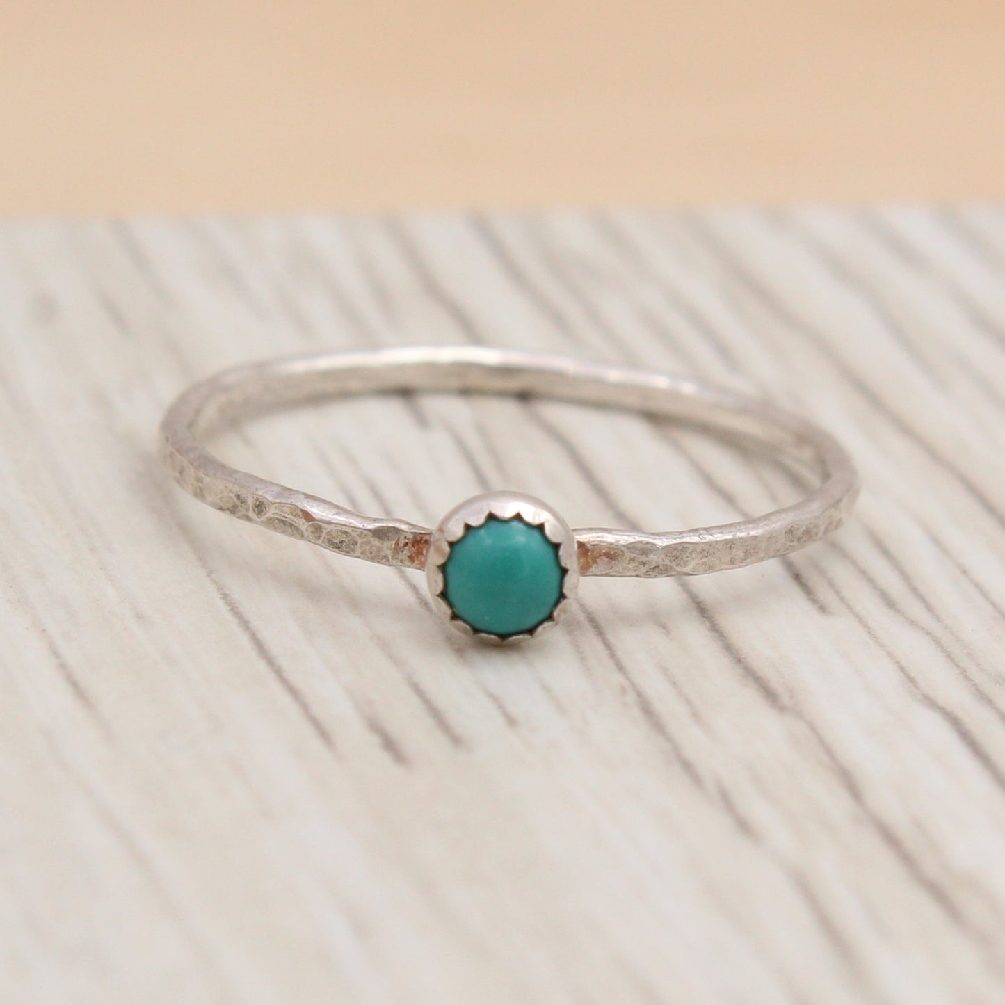 Turquoise and Silver Ring Size 10