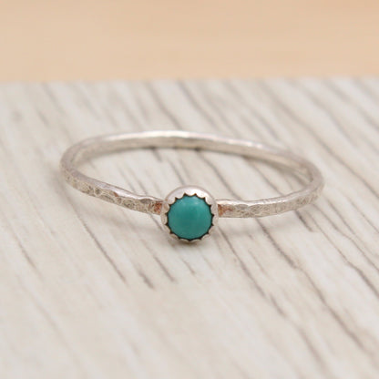 Size 10 Turquoise and Silver Ring