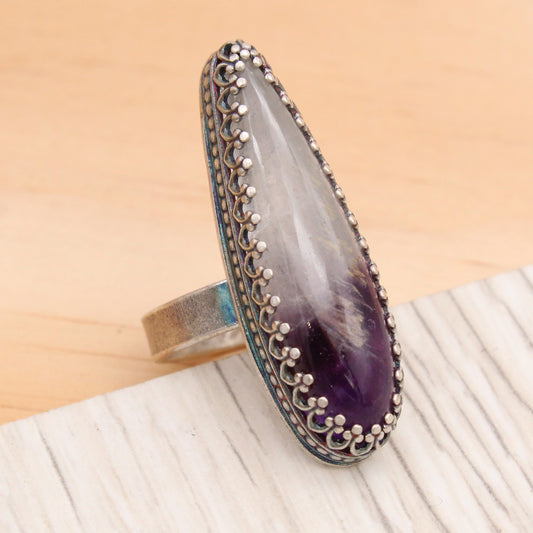 Amethyst Ring Size 6 1/2