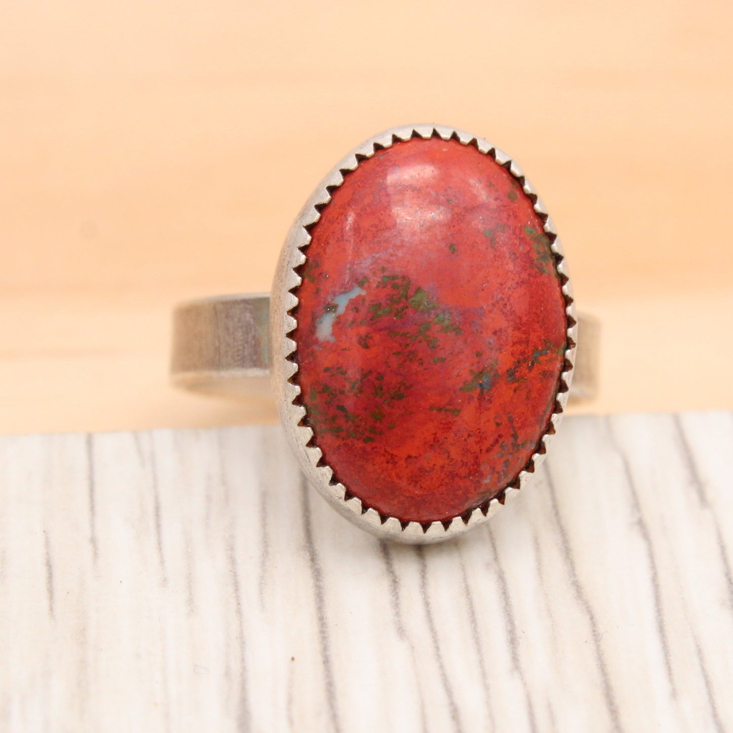 Sonoran Sunrise and Silver Ring Size 9