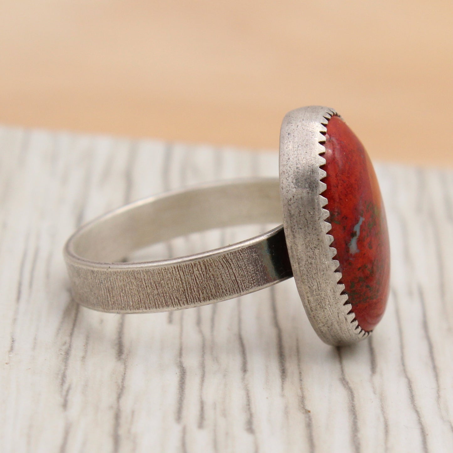 Sonoran Sunrise and Silver Ring Size 9