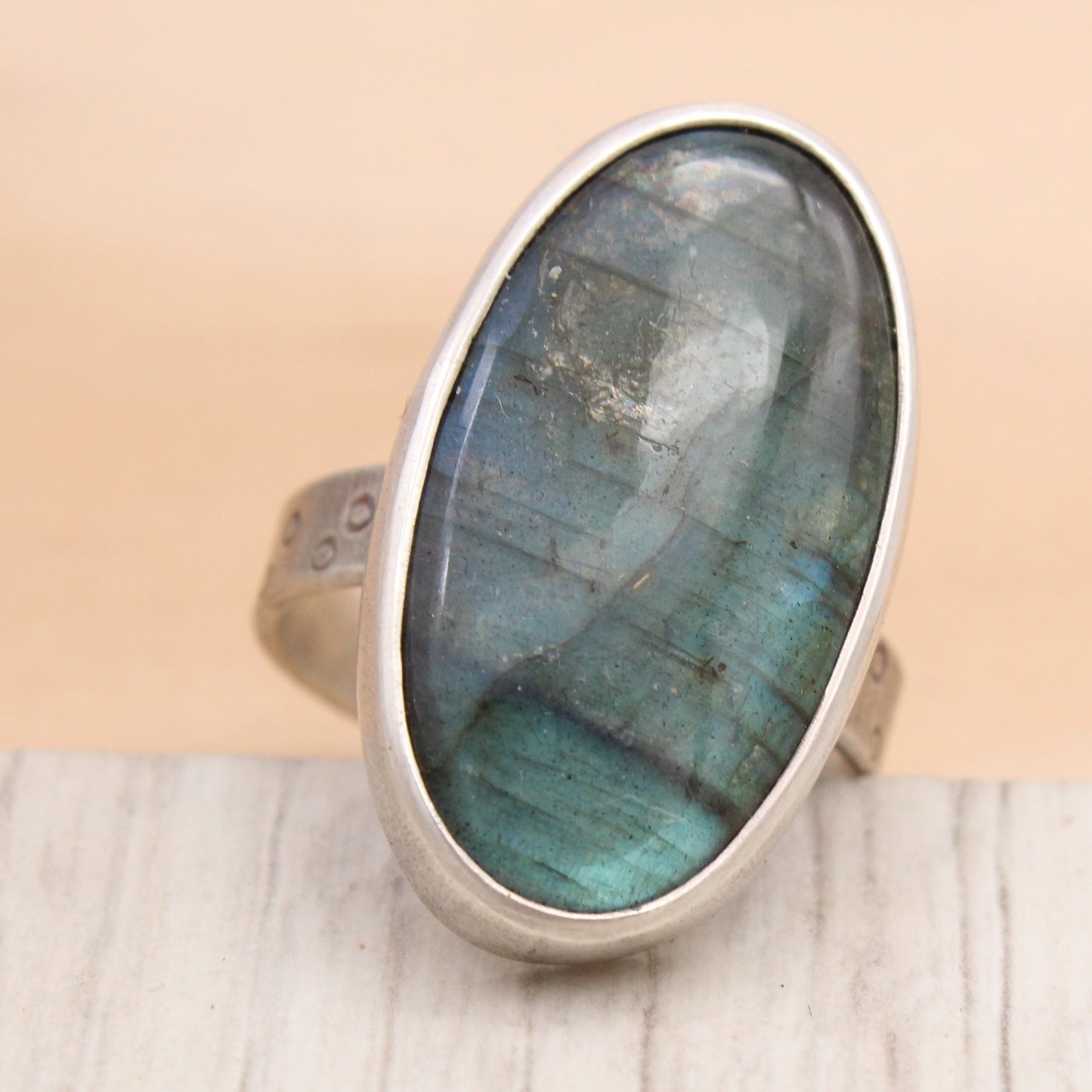 Labradorite Ring Size 9