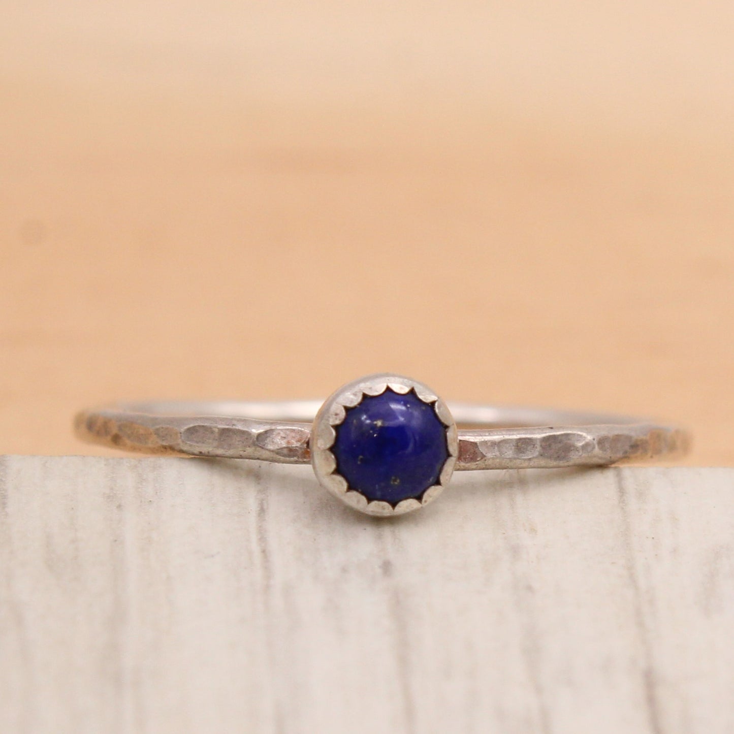 Lapis Lazuli and Silver Ring Size 9 1/2