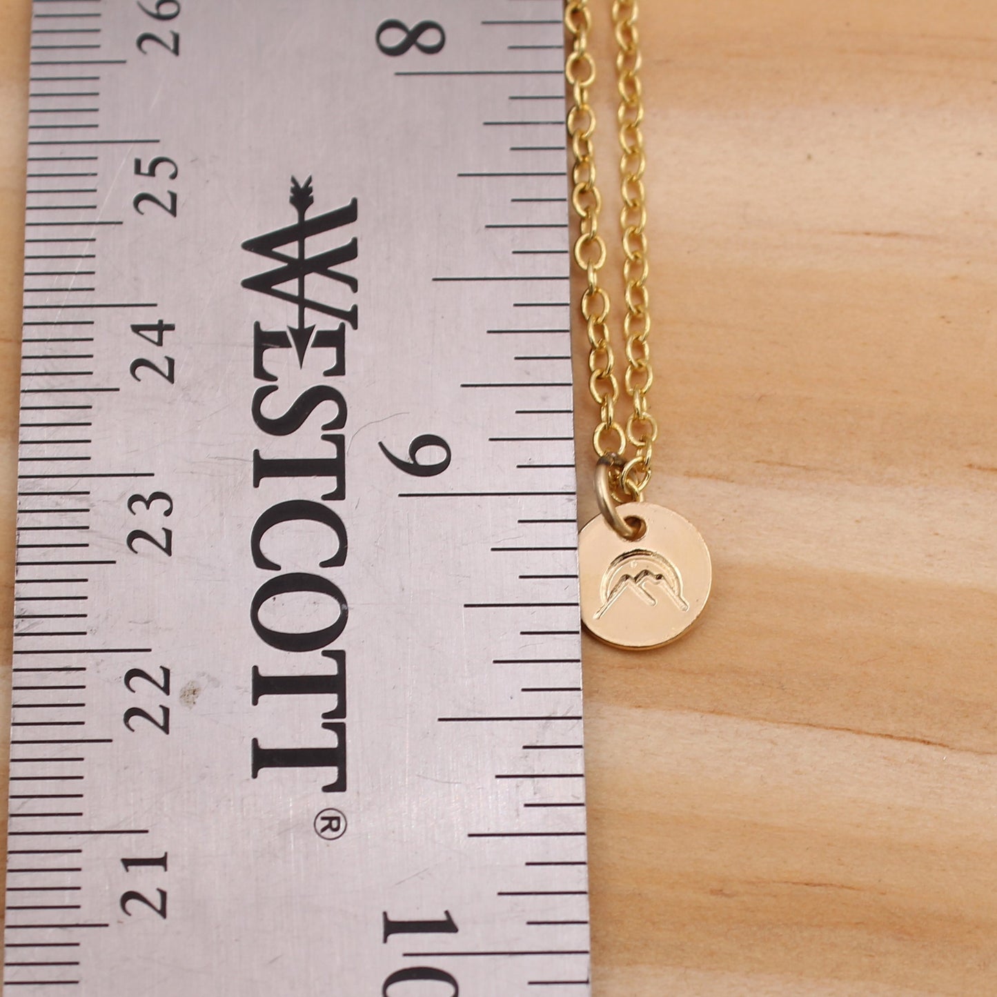 Gold Filled Mountain Necklace