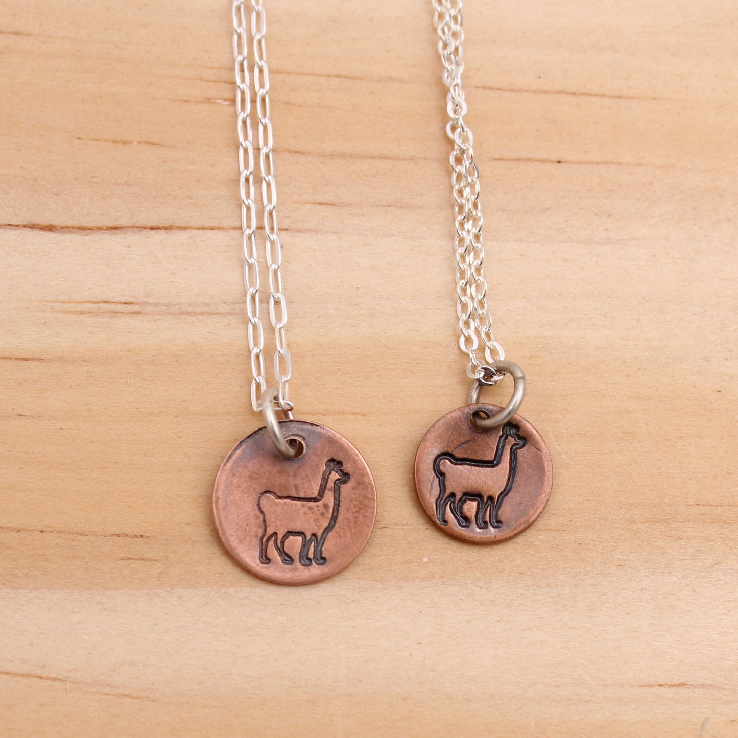 Stamped Copper Necklace - Animals and More