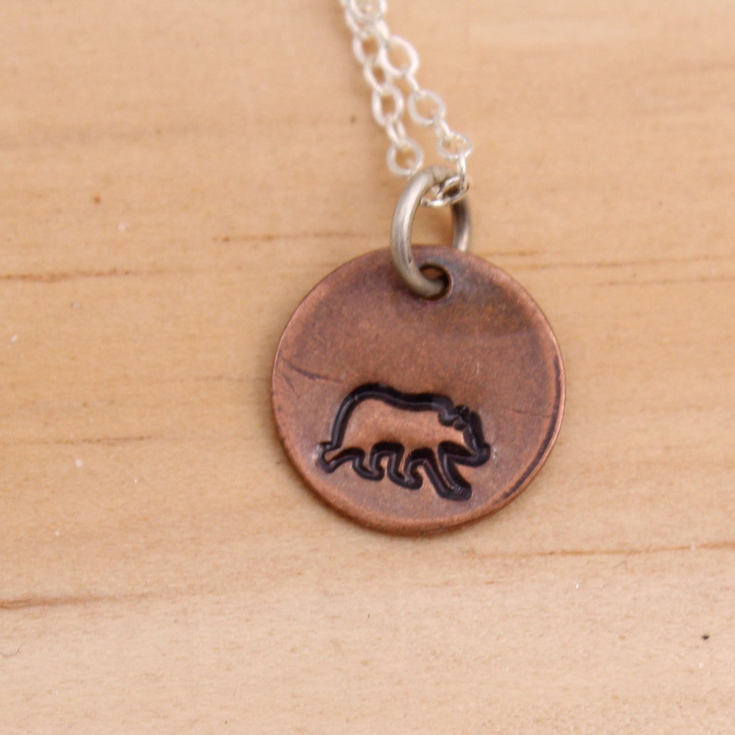 Stamped Copper Necklace - Animals and More