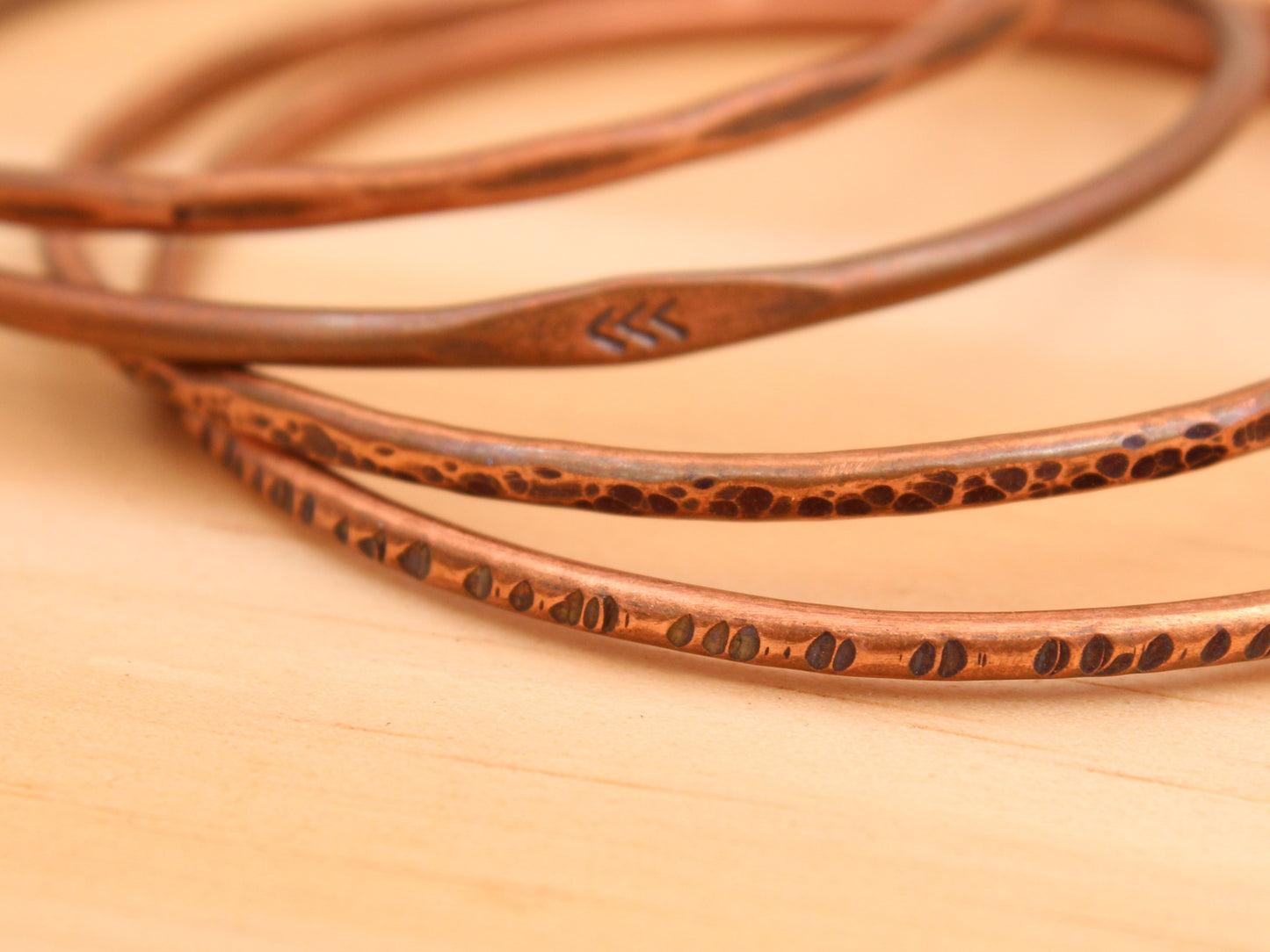 Copper Bangle Bracelets