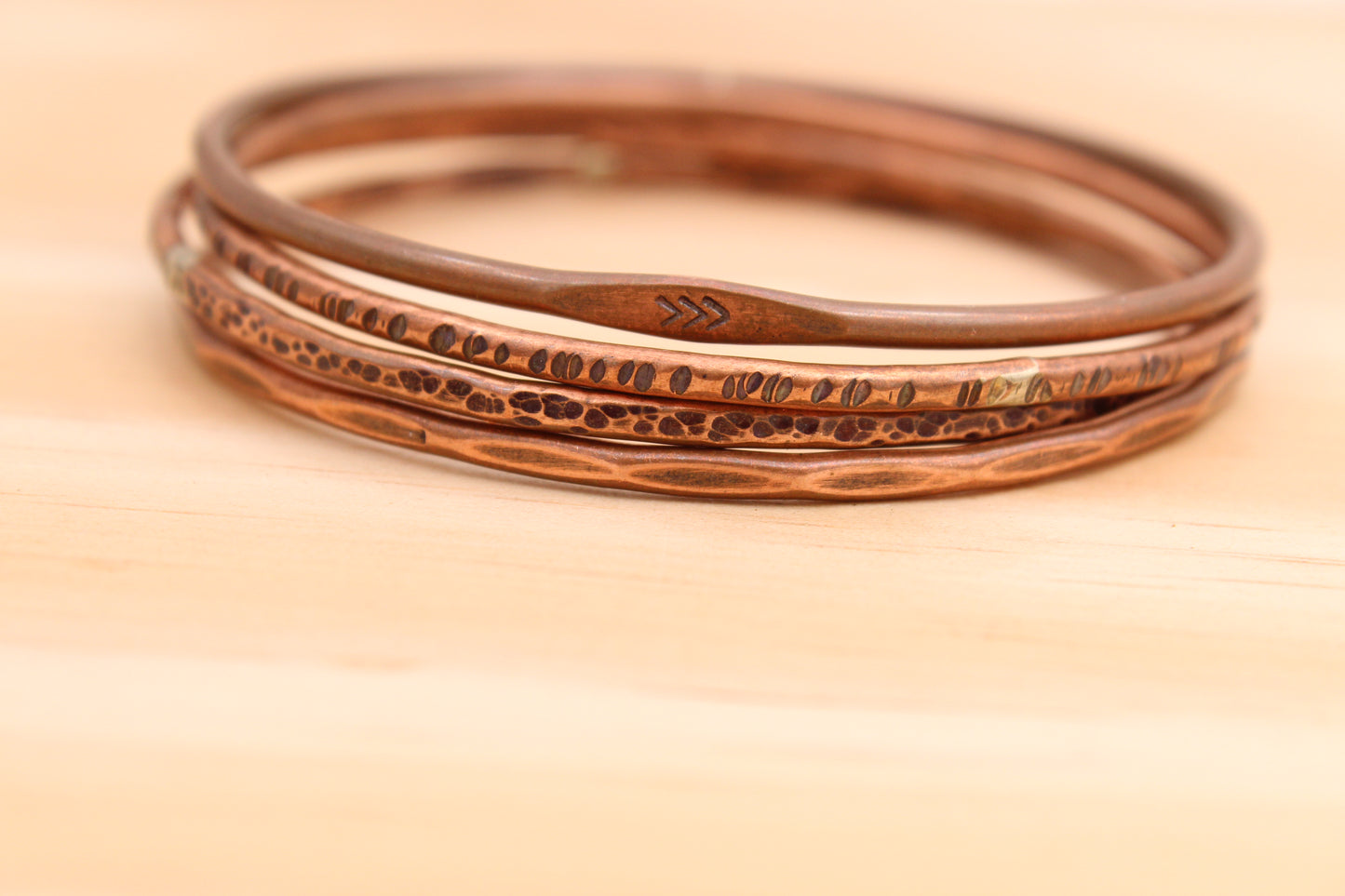 Copper Bangle Bracelets