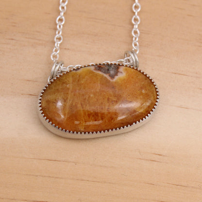 Yellow Agate Necklace