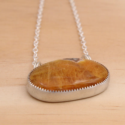 Yellow Agate Necklace