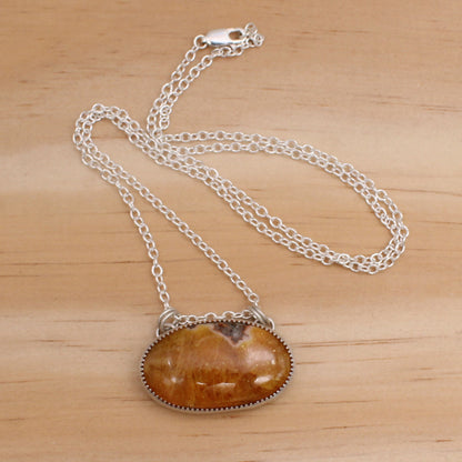 Yellow Agate Necklace