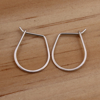 #3049 Small Sterling Silver Hoops