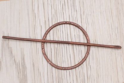 Reclaimed Copper Hair Clip