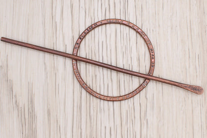 Reclaimed Copper Hair Clip
