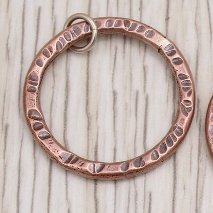 Hammered Circle Necklace