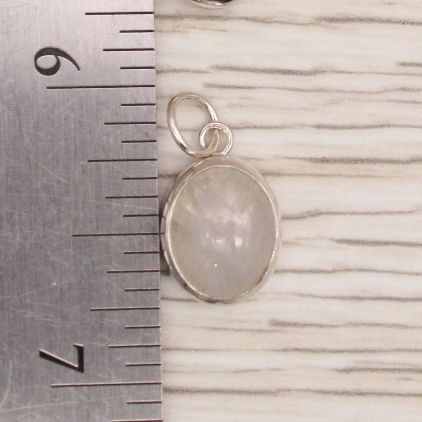 Small Rainbow Moonstone Necklace