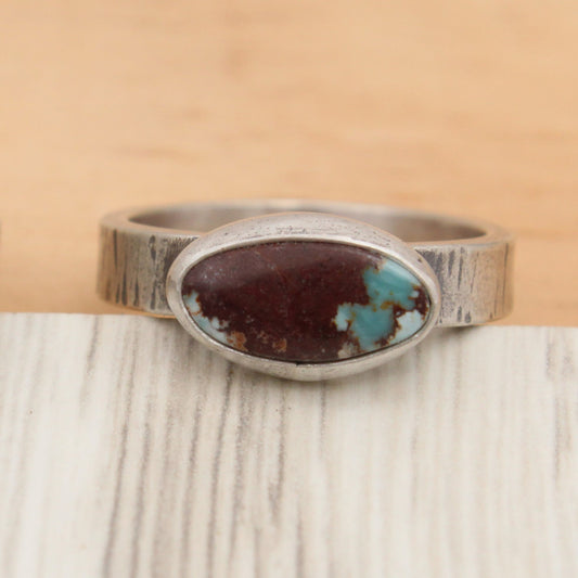 Size 7 1/2 Lavender Turquoise Ring