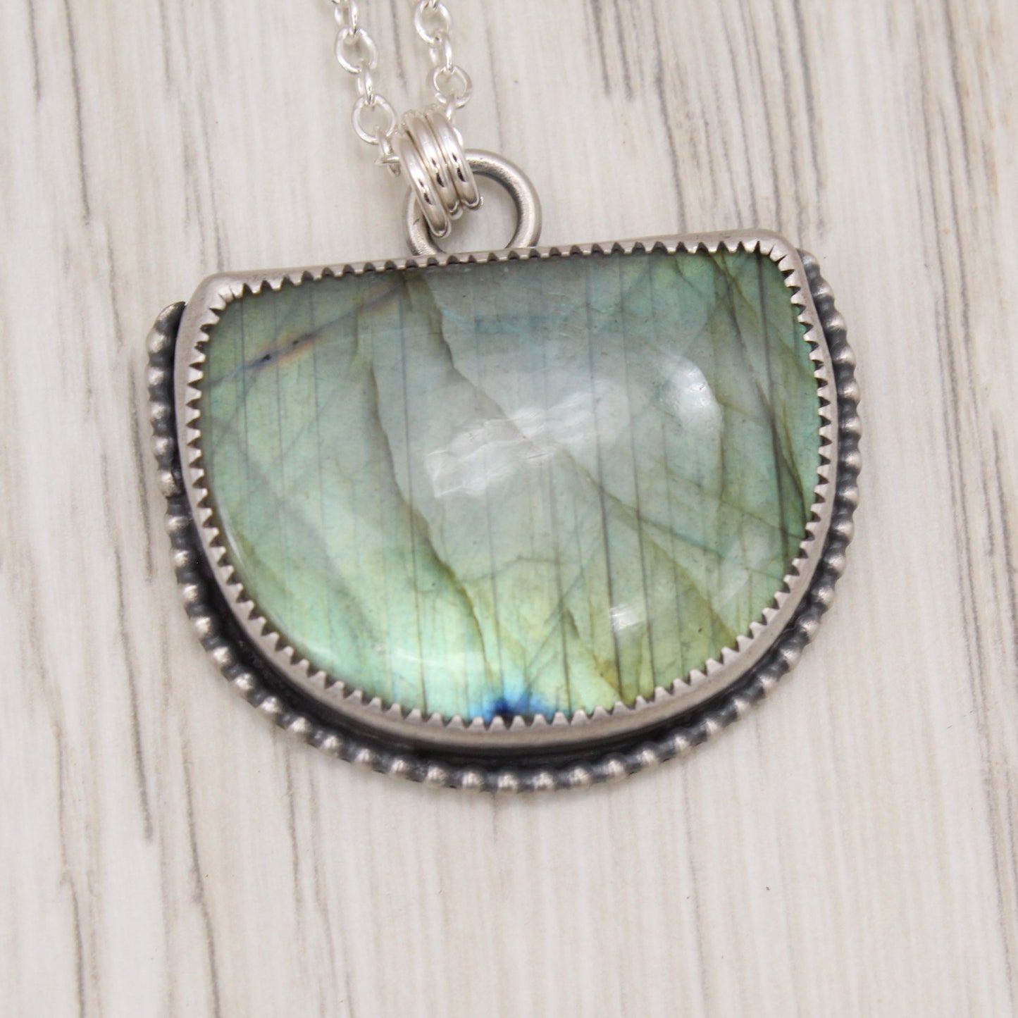 Labradorite Phoenix Rising Necklace