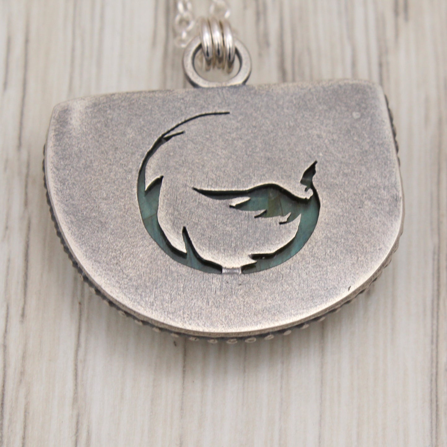 Labradorite Phoenix Rising Necklace