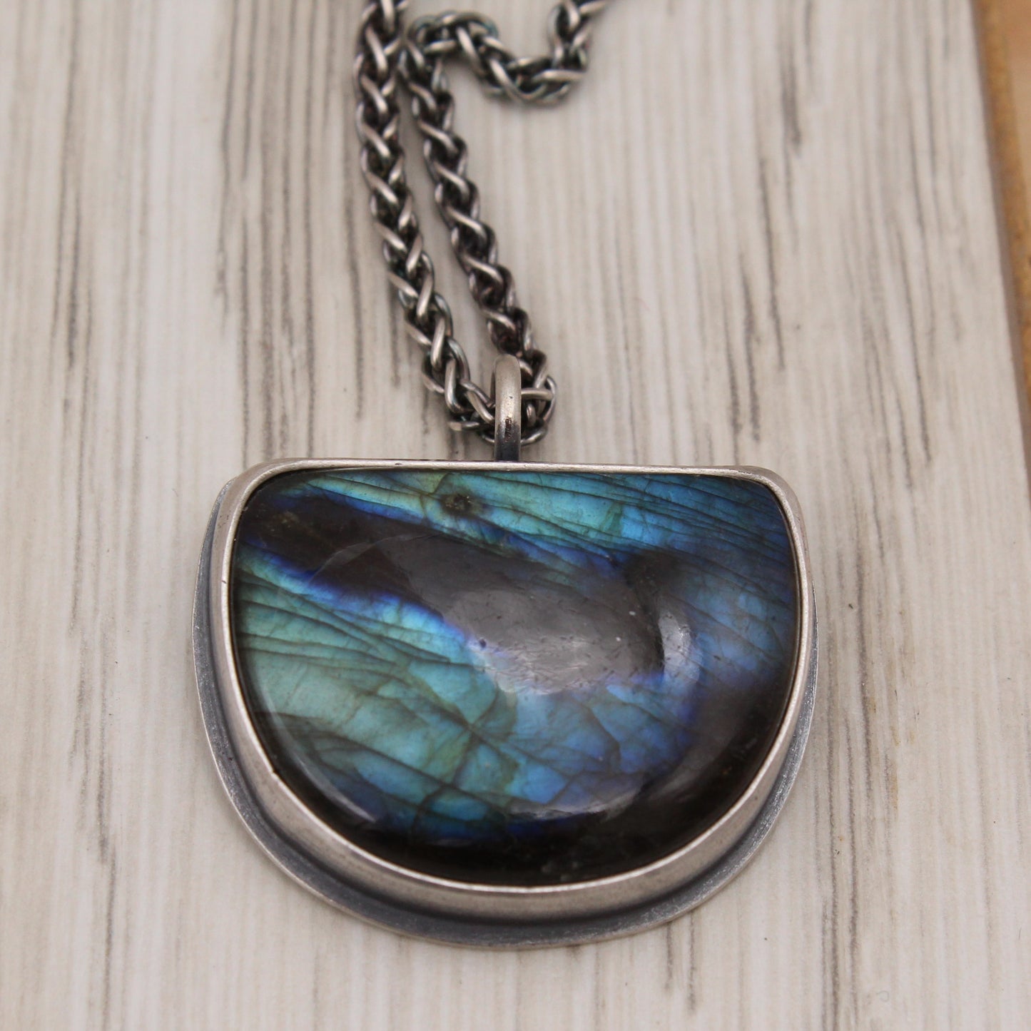 Labradorite with Lotus