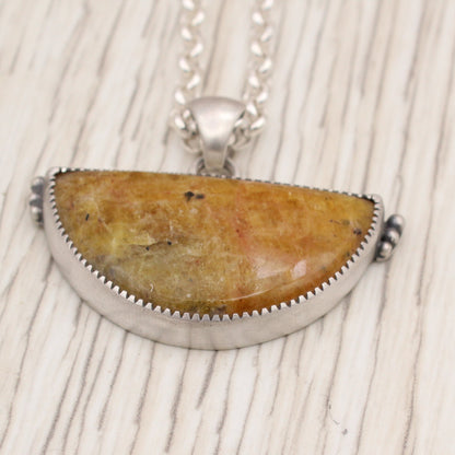 Yellow Agate Necklace