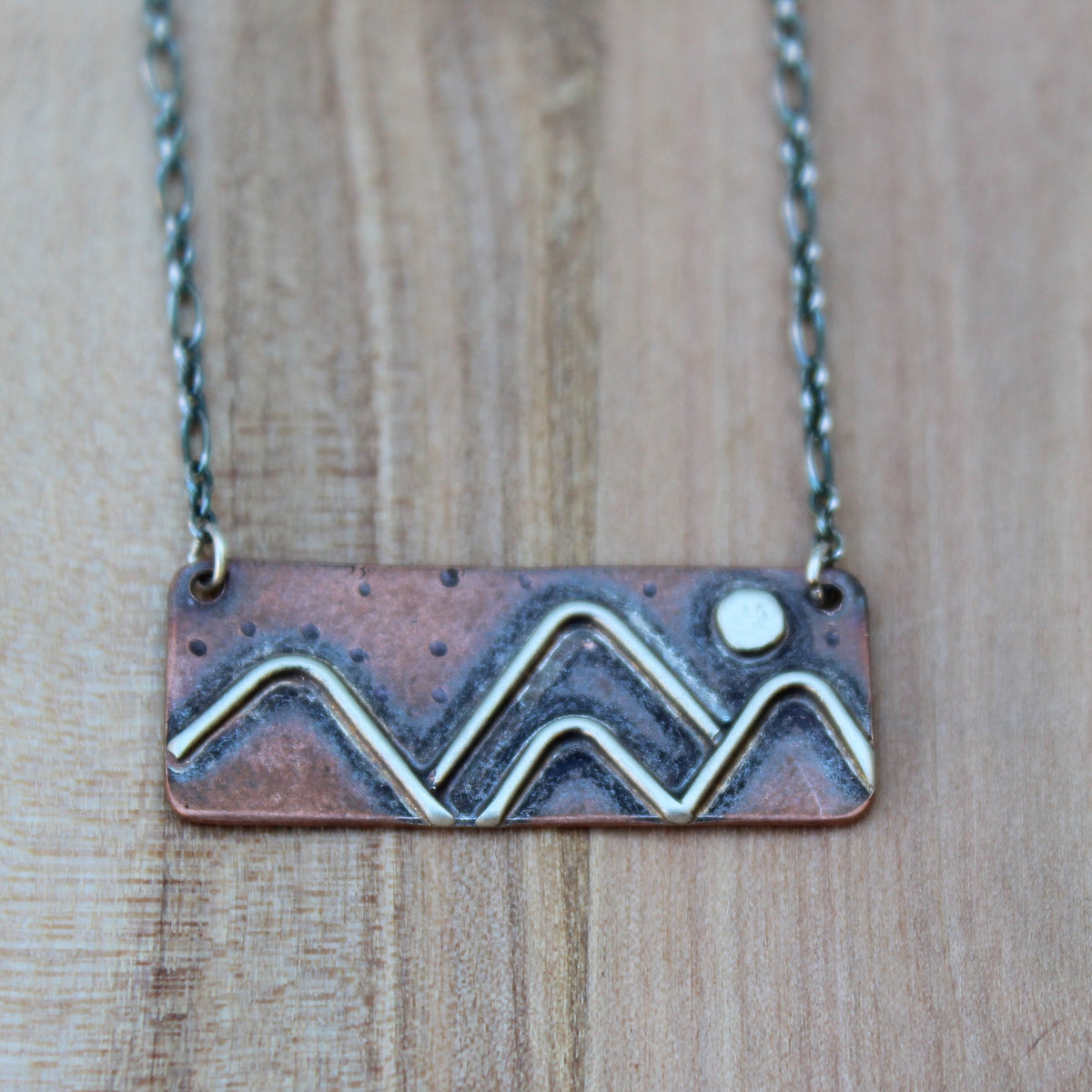 Mountain Scene Necklace