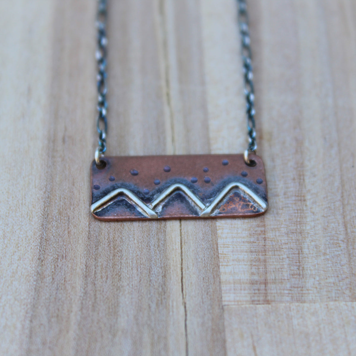 Mountain Scene Necklace