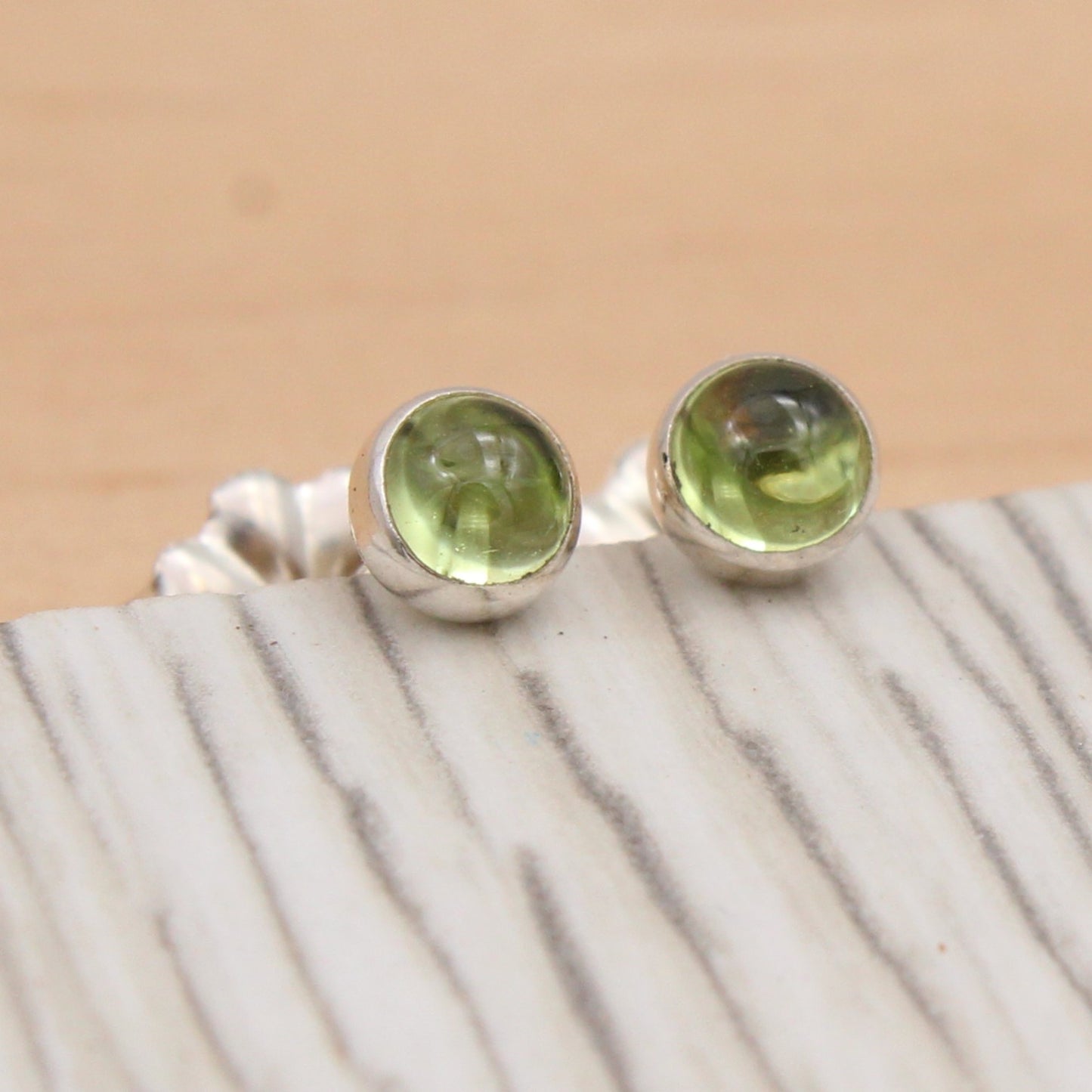 Peridot Studs